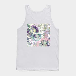 Random Rabbits - abstract dark pastel rabbit pattern Tank Top